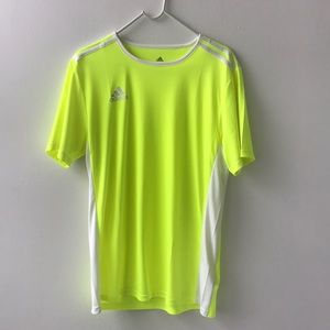 ADIDAS NEON YELLOW T SHIRT ADIDAS NEON YELLOW T SHIRT
